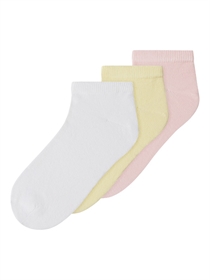 NAME IT 3-Pak Ankel Strømper Vira Double Cream